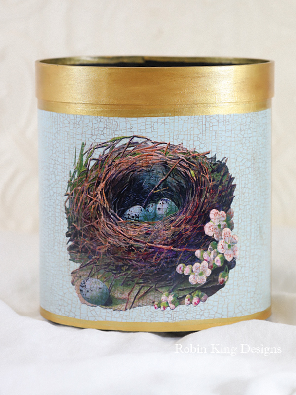 Bird Nest Wastepaper Basket