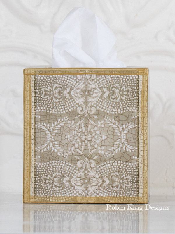 Coco Pattern Tissue Box Cover