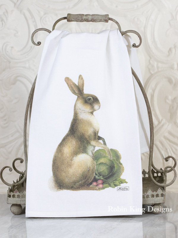 Rabbit Flour Sack Towel WK